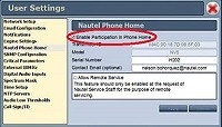 Nautel PhoneHome Screen